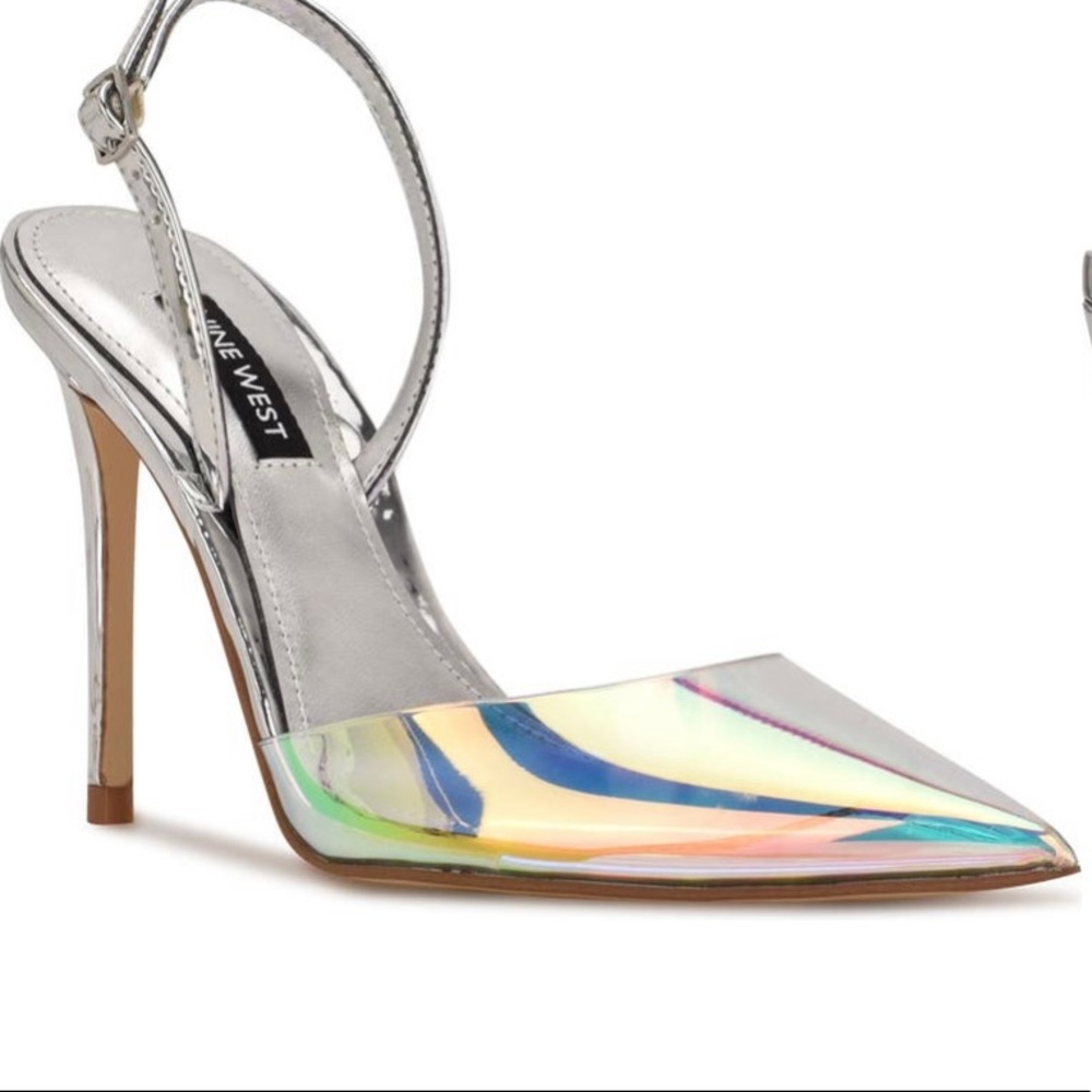 Nine West Fayes Pointy Toe Pump - Iridescent - NIB
